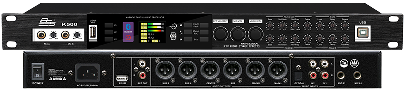 K500蓝牙数字模拟前级效果器